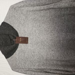Gray Turtleneck Sweater